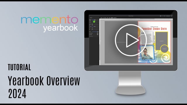 Memento Yearbook Quick Startup Guide