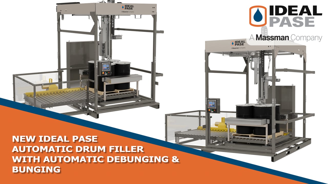 Ideal Pase Gantry Style Automatic Drum & Tote Liquid Filling Machine