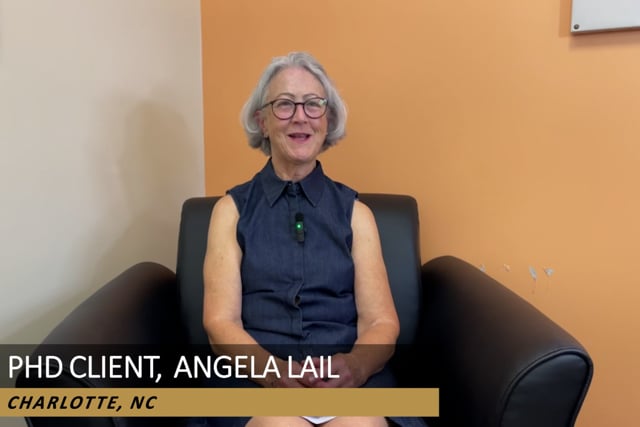 Angela Lail testimonial video still