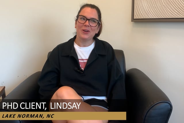 Lindsay M. testimonial video still
