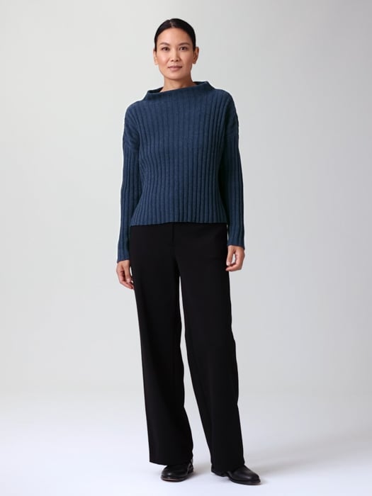 Recycled Wool Cashmere Funnel Neck Top | EILEEN FISHER Recycled Wool Cashmere Funnel Neck Top | EILEEN FISHER