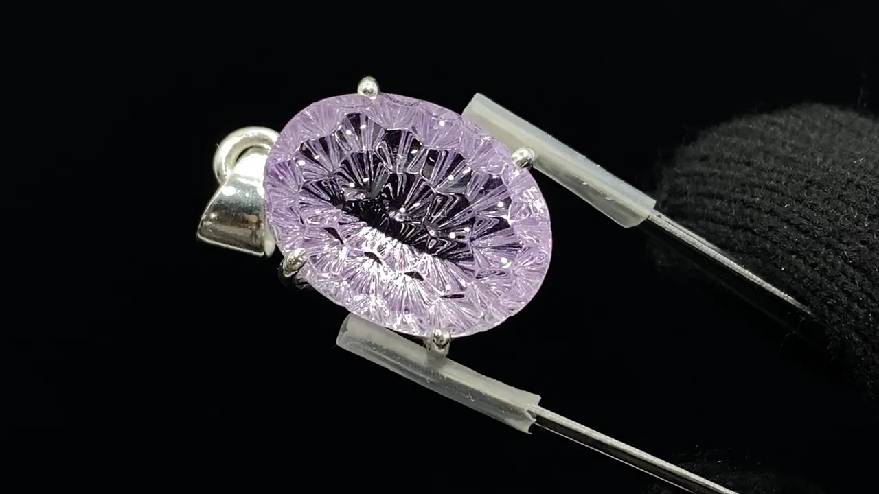 よるくま　gstv パラジウムシルバー　アメシスト　ペントップ 楽天市場】立体 ハチ 蜂 シルバー ネックレス ペンダント