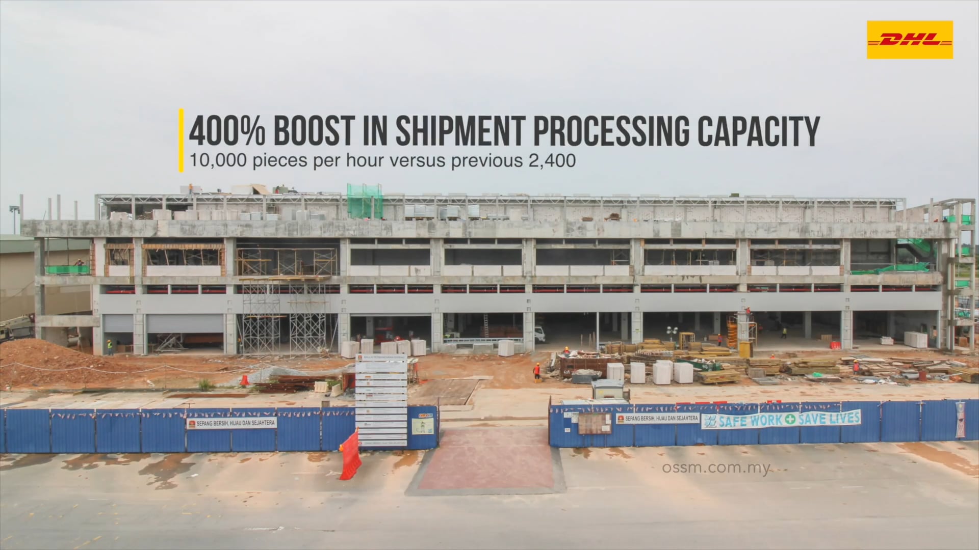 DHL Express Kuala Lumpur Gateway Time Lapse video 2024