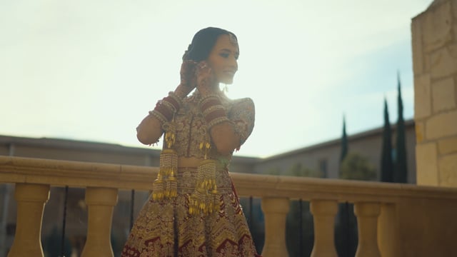 Still from Malvika & Kevin same day edit by Happy Soul Films, Toronto wedding videographers