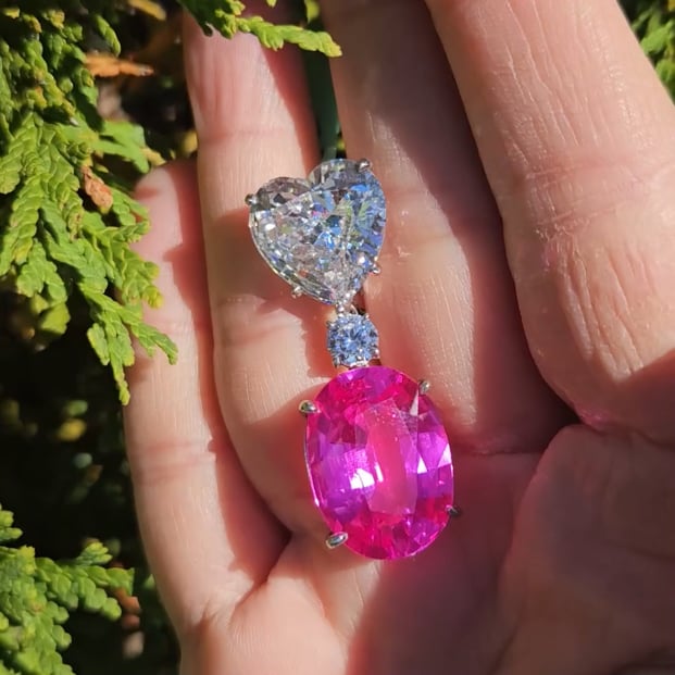 12CT(15mm) with 16CT Oval Drop (19.5x15mm)