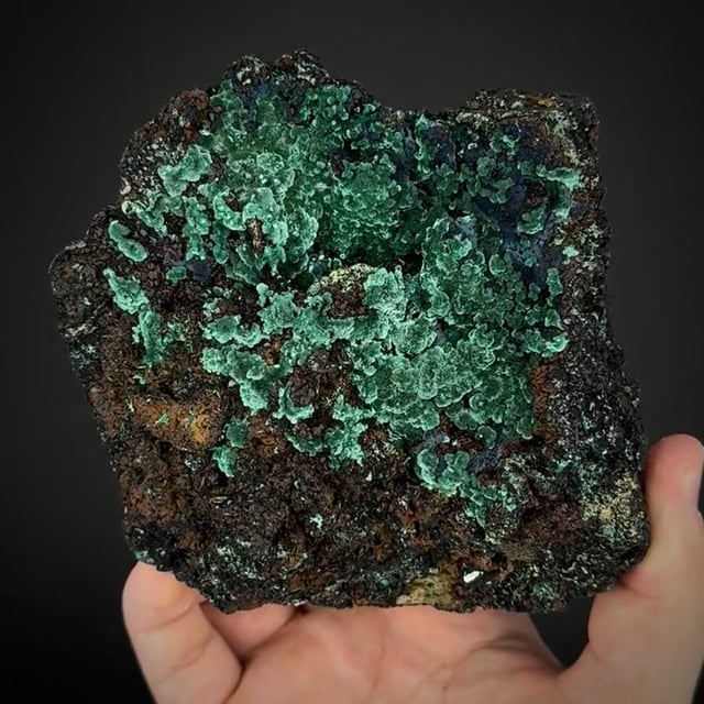 Malachite on Azurite (rare combo)