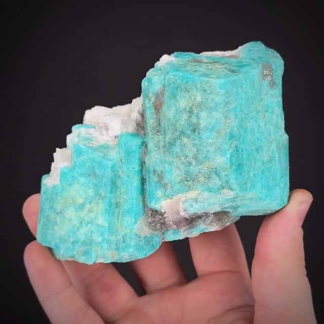 Amazonite, Albite & Quartz