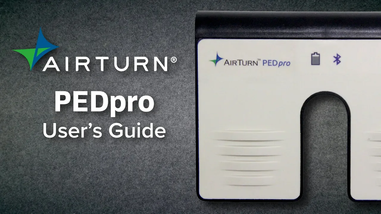 AirTurn PEDpro Bluetooth ペダル Wireless Handsfree Remote Controller - Airturn | CPC