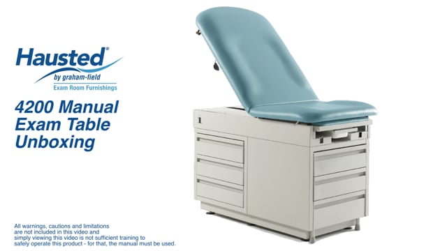 4200 Manual Exam Table Unboxing