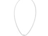 Lab Grown Diamond Pear-Shaped Halo Necklace in 14K White Gold &#40;8 ct. tw.&#41;