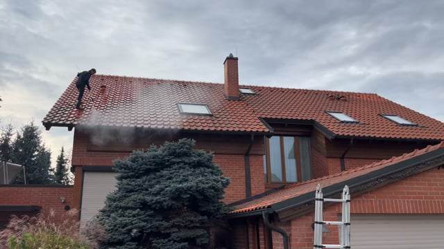 Čištění střechy