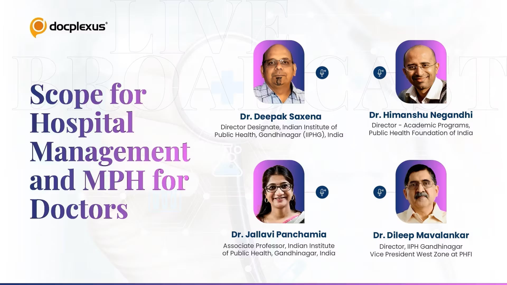 Scope for Hospital Management and MPH for Doctors