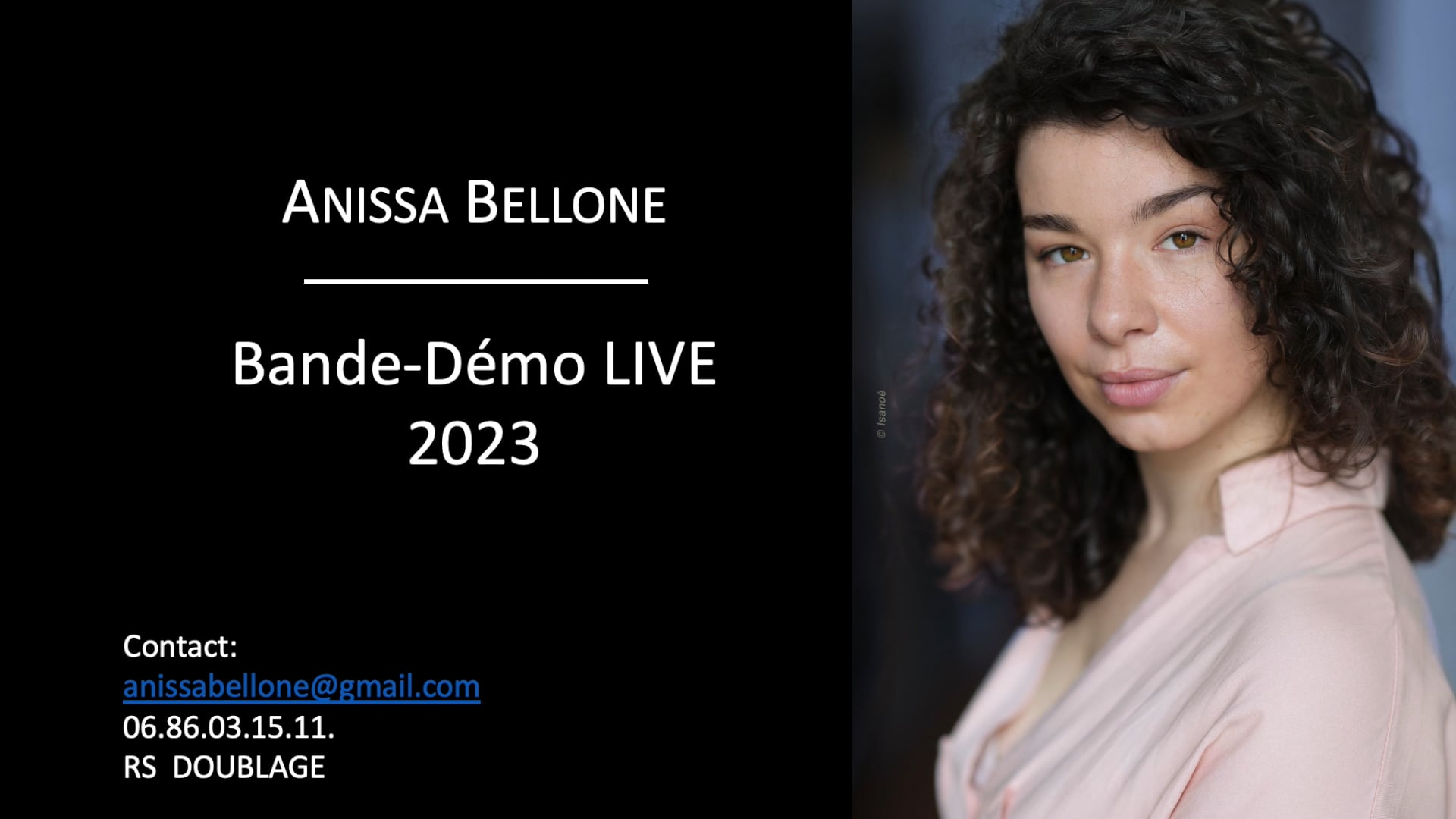 Vidéo Bande Démo Live 2023