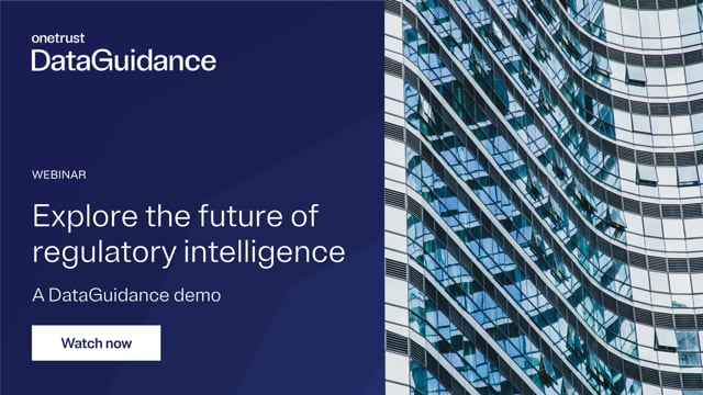 Explore the future of regulatory intelligence: A DataGuidance demo