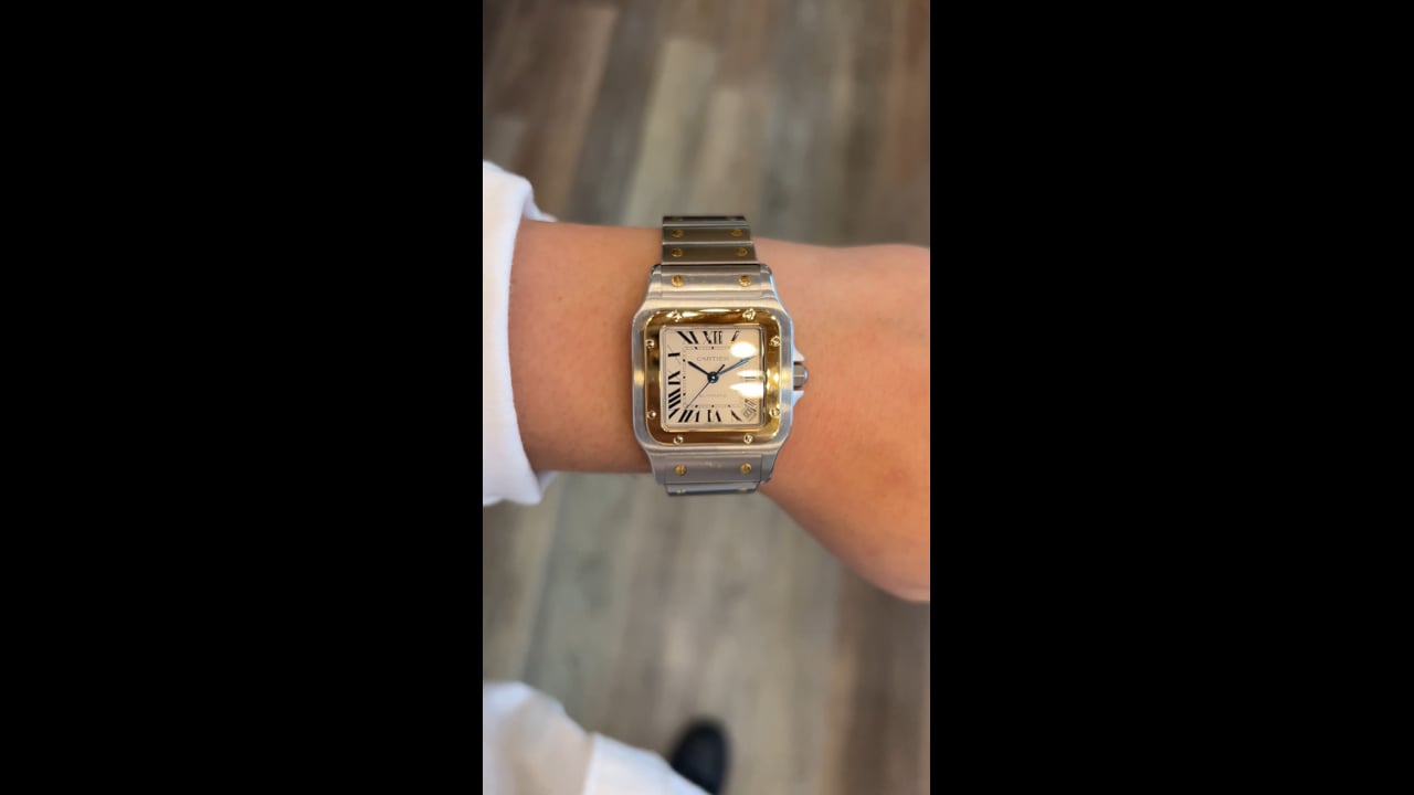 Cartier Santos XL Two-Tone in 18k & SS W20099C4 – Filigree