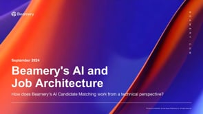 Beamery's AI and Job Architecture