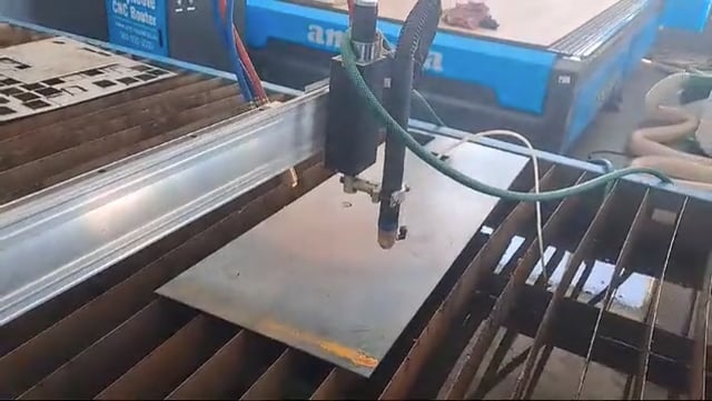 CNC Router in action