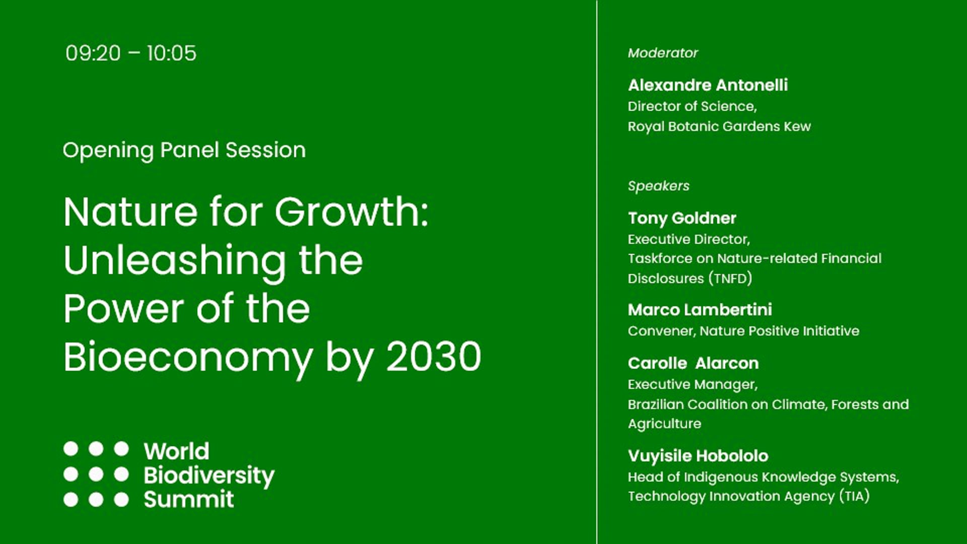 Nature for Growth- Unleashing the Power of the Bioeconomy by 2030-