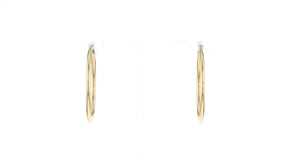Italian 10kt Yellow Gold Hoop Earrings