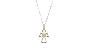 Italian 10kt Yellow Gold Angel Pendant