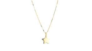 Italian 10kt Yellow Gold Petite Star Pendant