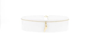10kt Yellow Gold Italian Horn Anklet