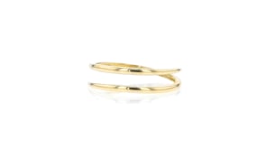 Italian 10kt Yellow Gold Bypass Ring