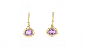 6.80 ct. t.w. Multi-Gemstone Jewelry Set: Three Pairs of Drop Earrings in 18kt Gold Over Sterling