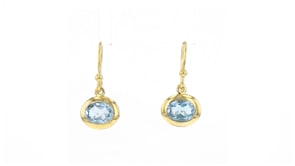 6.80 ct. t.w. Multi-Gemstone Jewelry Set: Three Pairs of Drop Earrings in 18kt Gold Over Sterling