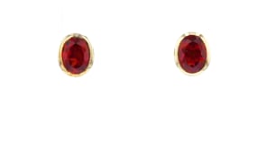 4.20 ct. t.w. Multi-Gemstone Jewelry Set: Three Pairs of Stud Earrings in 18kt Gold Over Sterling