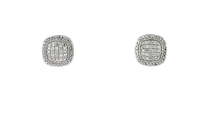 .30 ct. t.w. Multicolored Pave Diamond Jewelry Set: Three Pairs of Earrings in Sterling Silver