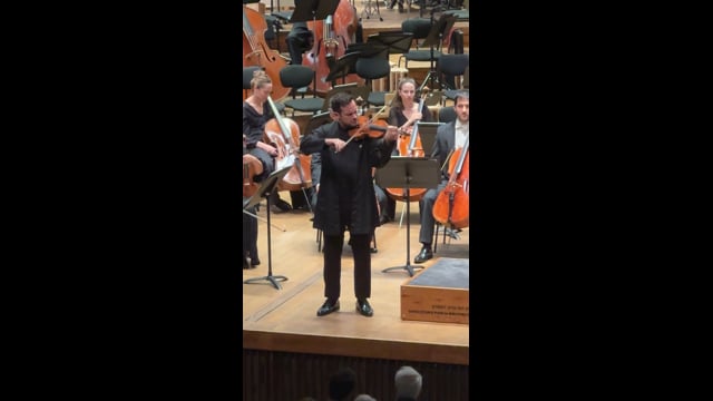 Violinist Marc Bouchkov