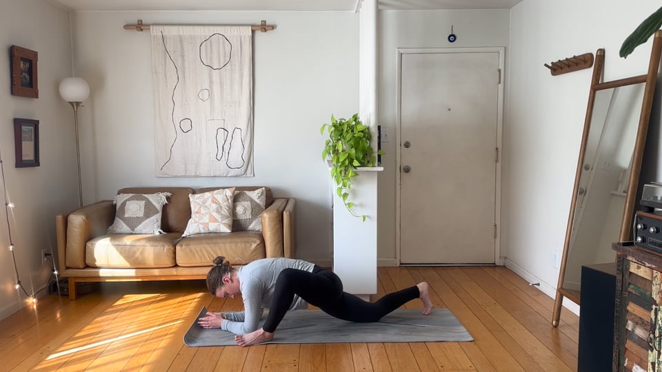 Quick Stretch & Release, a 20-minute yoga for runners class with Haley Havelock