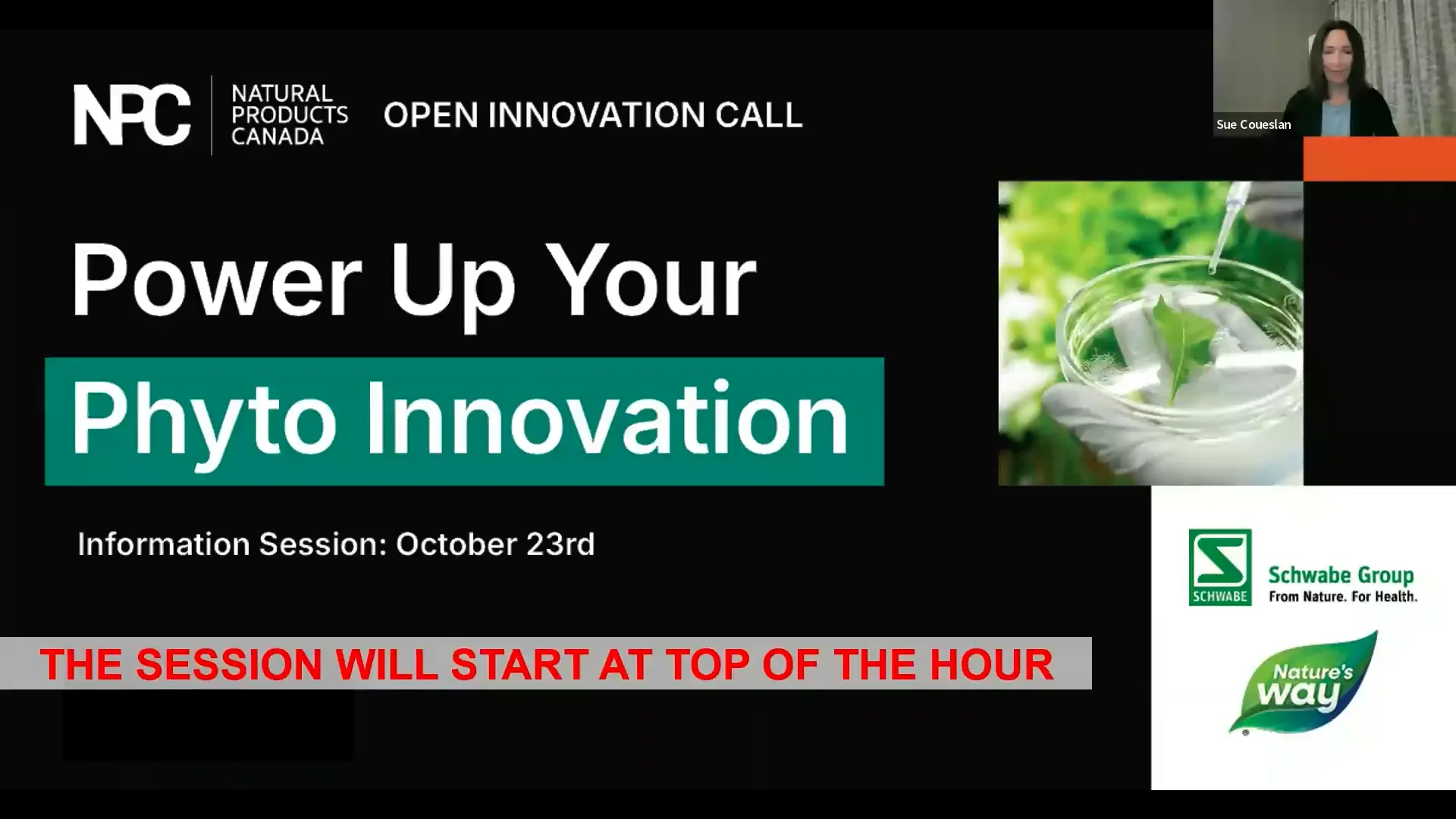 Information Session: Power Up Your Phyto Innovation