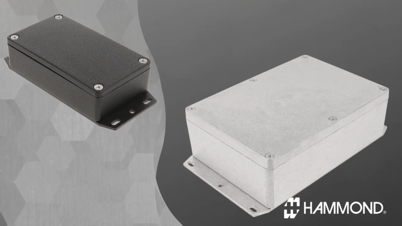 Watertight Diecast Aluminum Enclosures w/ Flanges (1550ZF Series