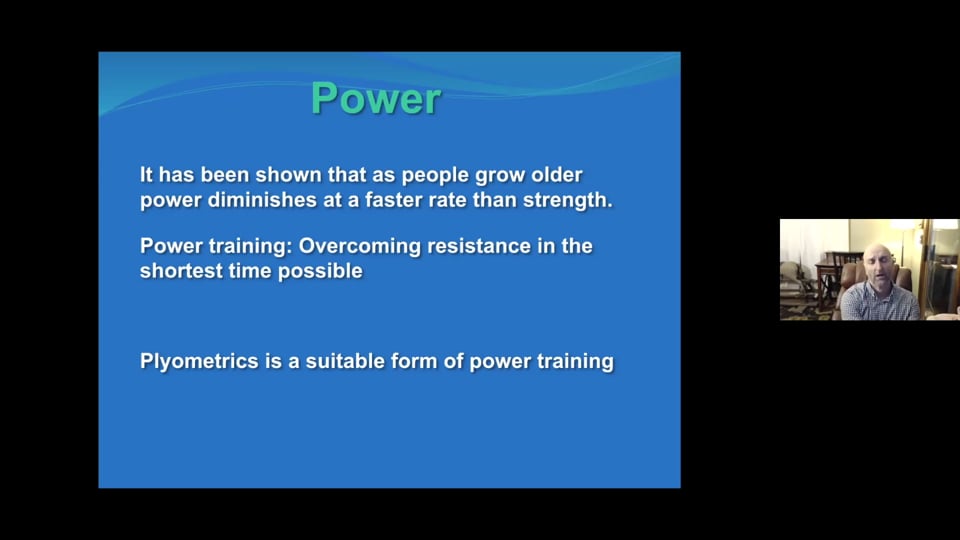 Full SENIORS POWER video available for AFO Academy members