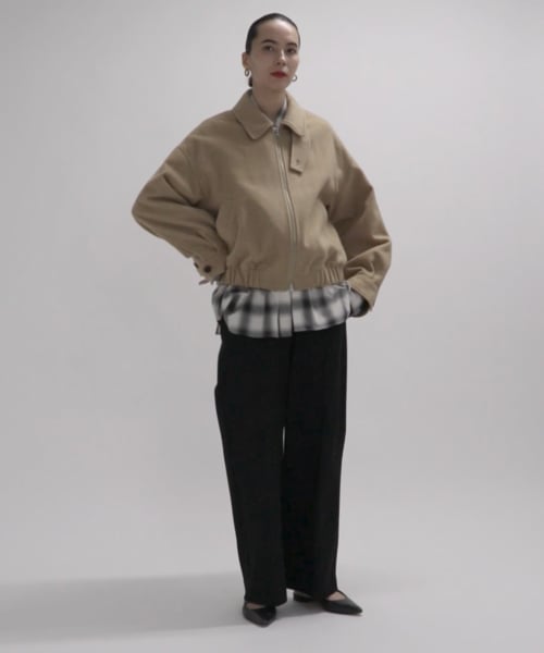 ライトメルトンブルゾン | [公式]バビロン（BABYLONE）通販