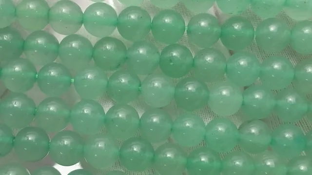 グリーンアベンチュリン（グリーンクォーツァイト） ラウンド6mm 1連