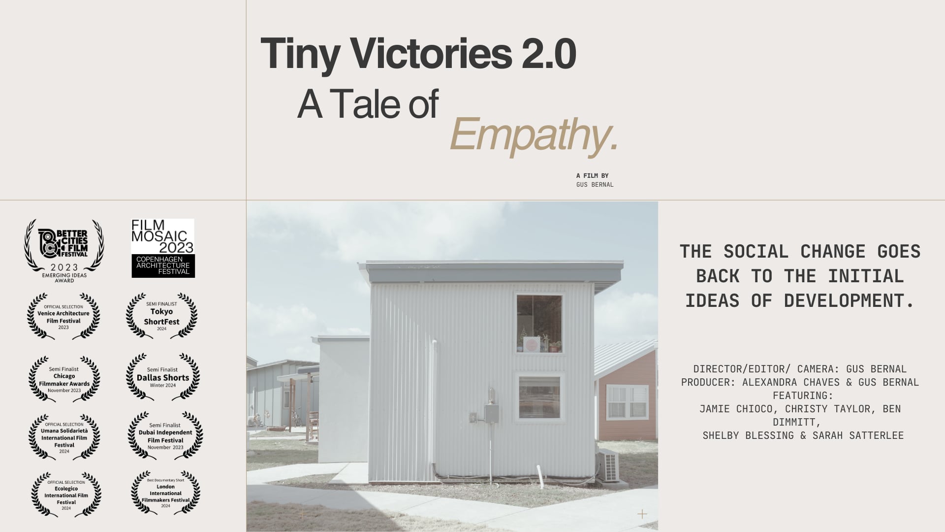 “Tiny Victories 2.0.” A Tale of Empathy Trailer