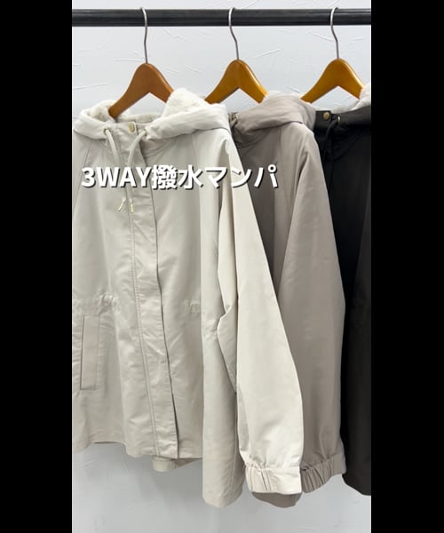 3WAY撥水マンパ/115431 | [公式]グローバルワーク （GLOBAL WORK）通販
