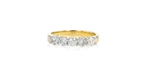 1.00 ct. t.w. Diamond Five-Stone Ring in 14kt Yellow Gold