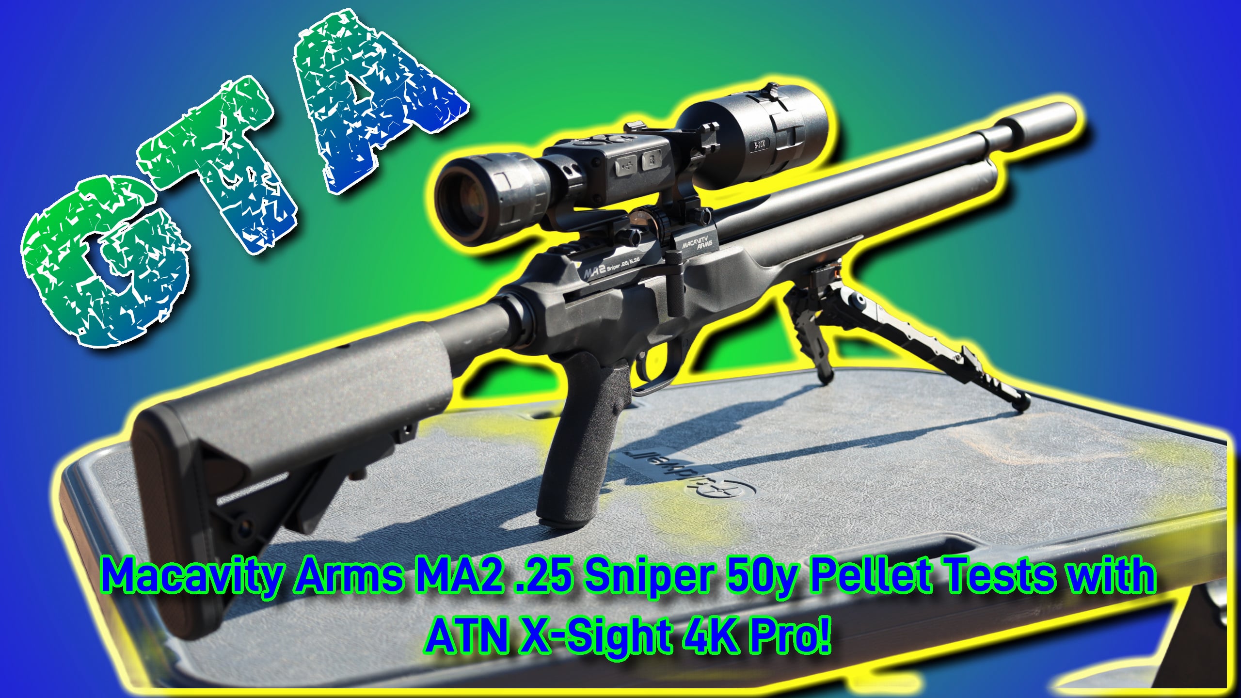 Modern Airgunner - MA2 Sniper .25 Long with ATN X-Sight 4K 50Y JSB, JTS ...