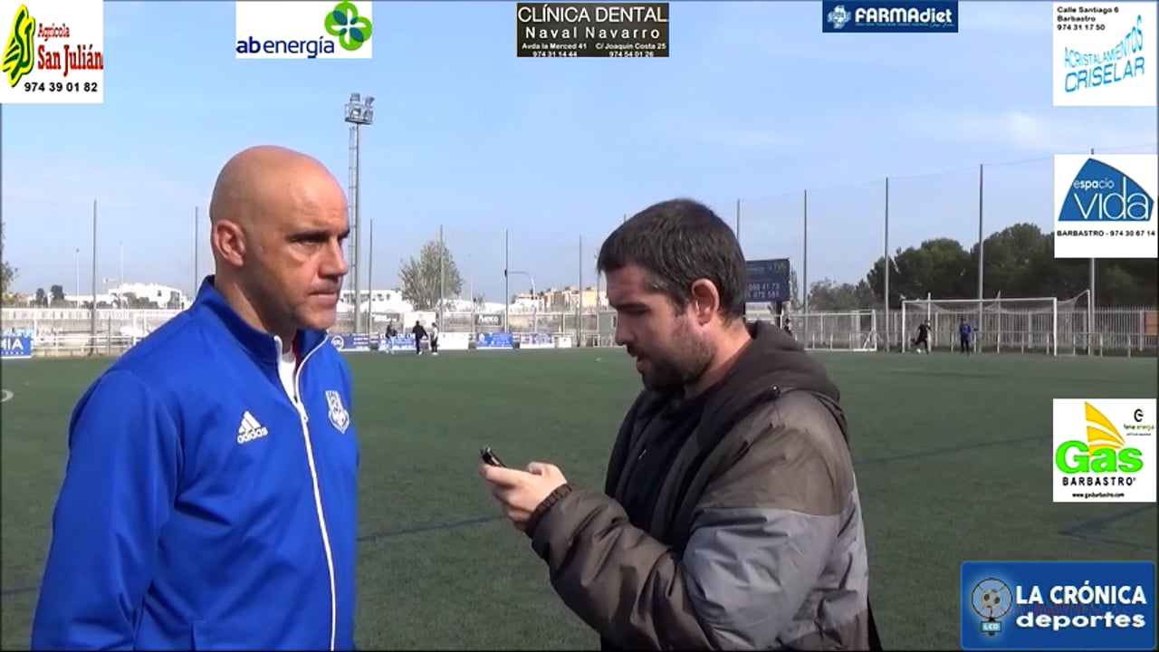 DAVID RINCÓN (Entrenador San José) UD San José 0-0 CD Morés / J9 - Regional Preferente G2