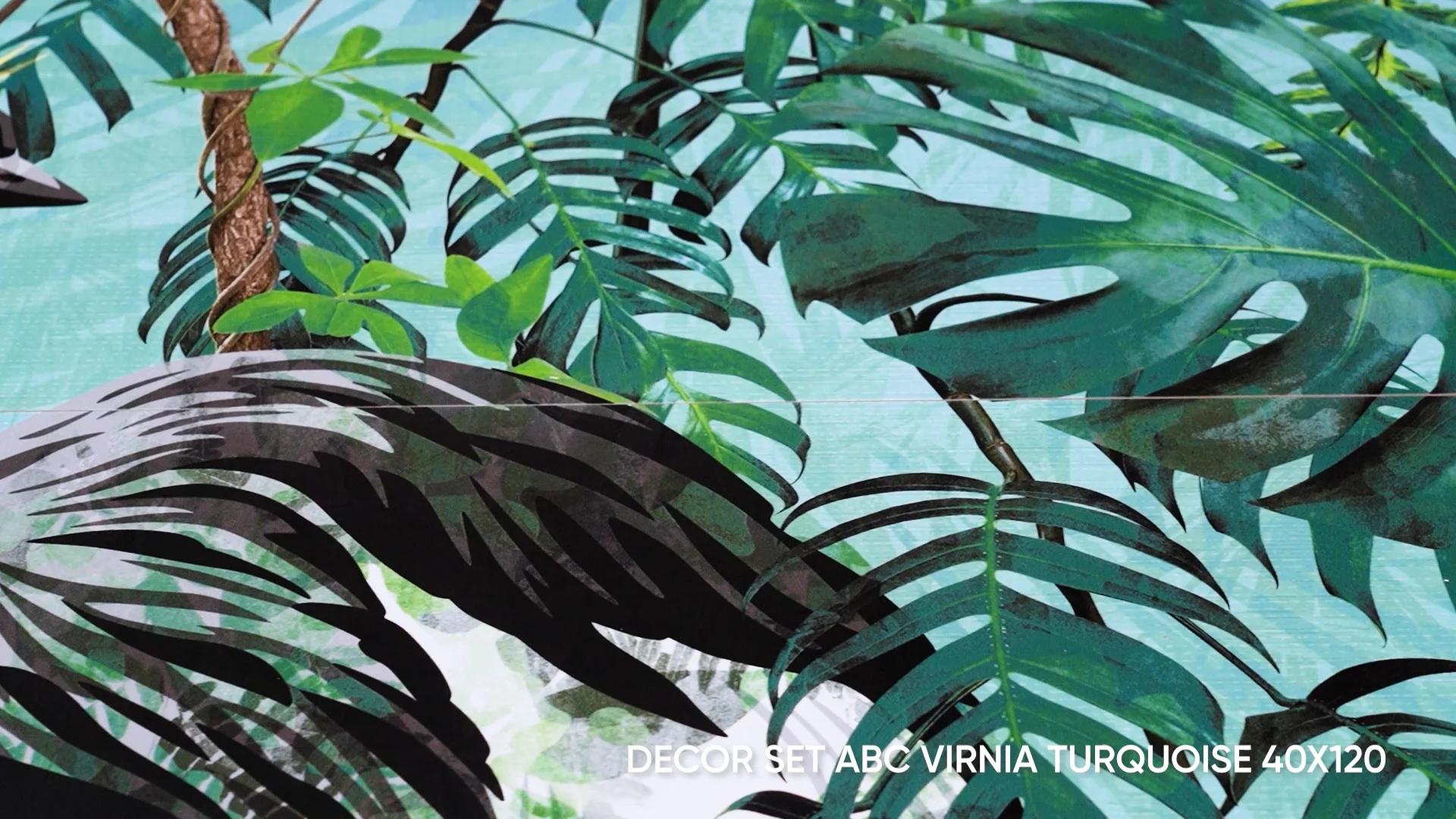 APE-DECOR SET(3) ABC VIRNIA TURQUOISE 40X120