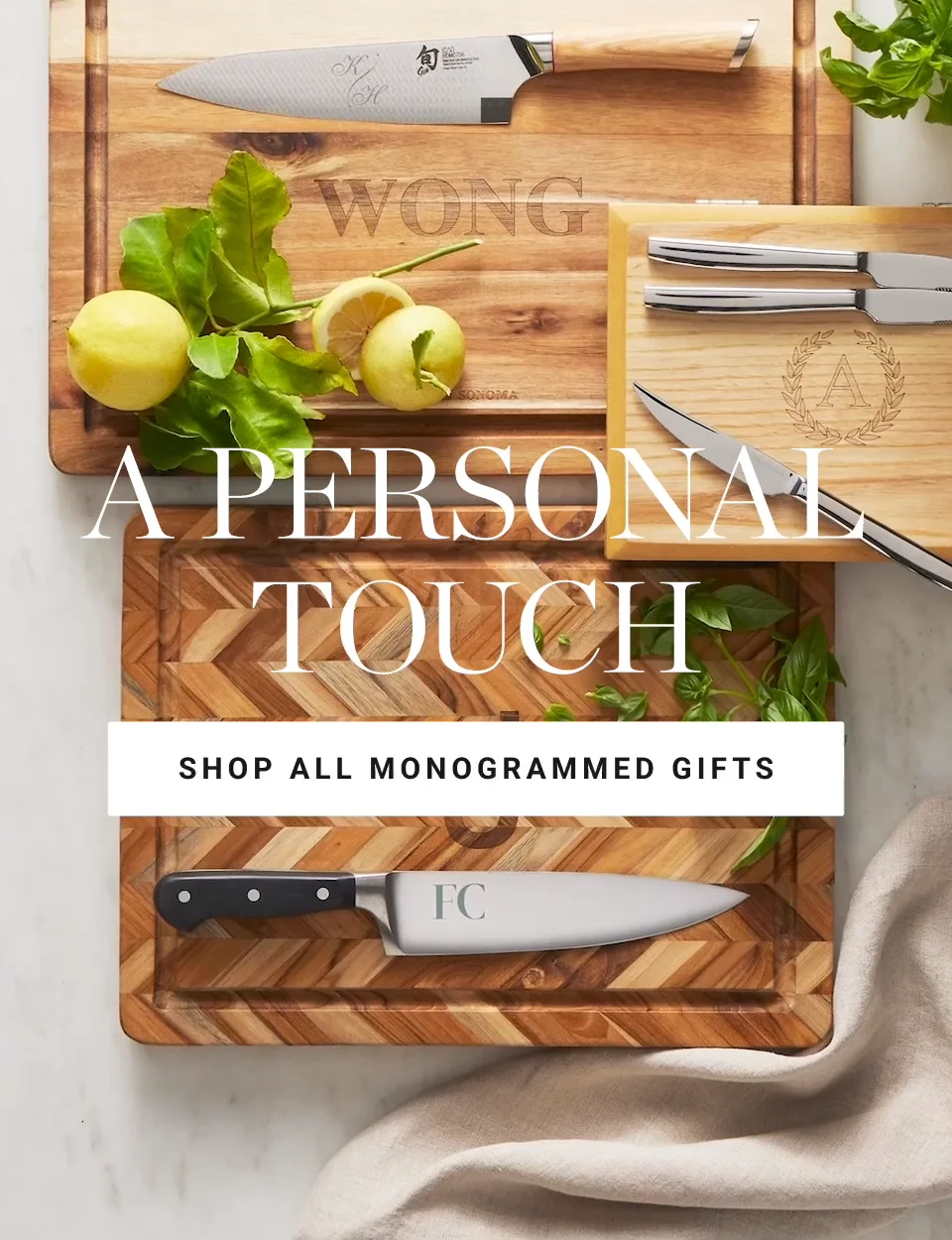 Williams Sonoma Encore Personalized Gifts | Williams Sonoma