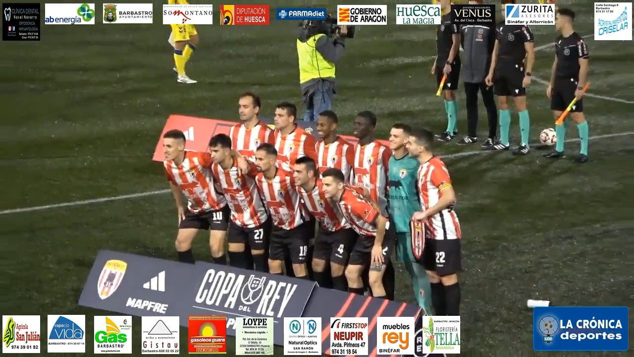 (PARTIDO COMPLETO. IMÁGENES DE LA CRÓNICA DEPORTES) Ontiñena CF 0-7 UD Las Plamas / Copa del Rey - Primera Eliminatoria