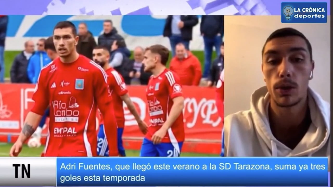 ADRIÁN FUENTES (Protagonista tras anotar dos goles en la victoria ante la SD Amorebieta)