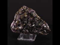 75092 - Sphalerite, Amethyst Quartz