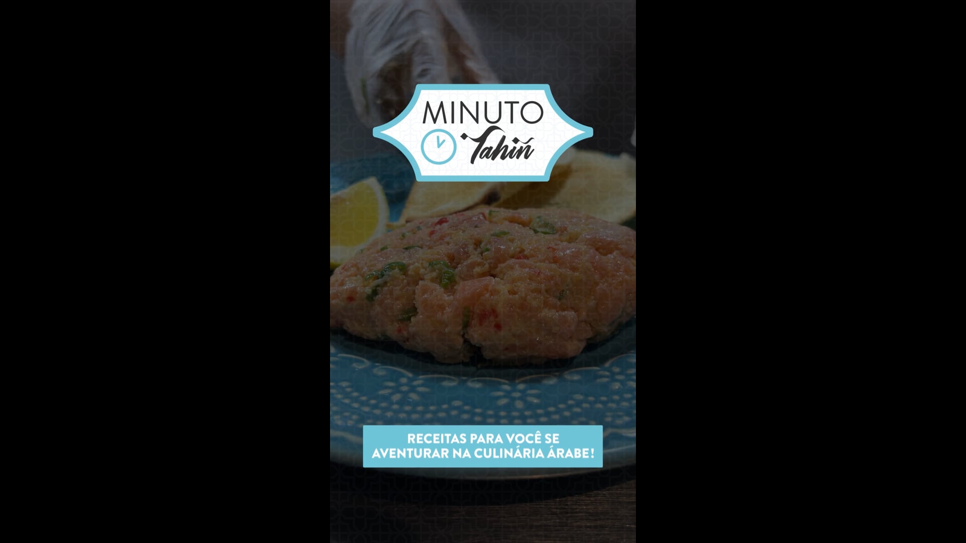 Tahin em 1 minuto - Kibe de Salmão Cru