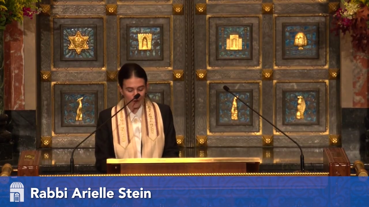 Rabbi Arielle Stein • Erev Shabbat 11/01/24